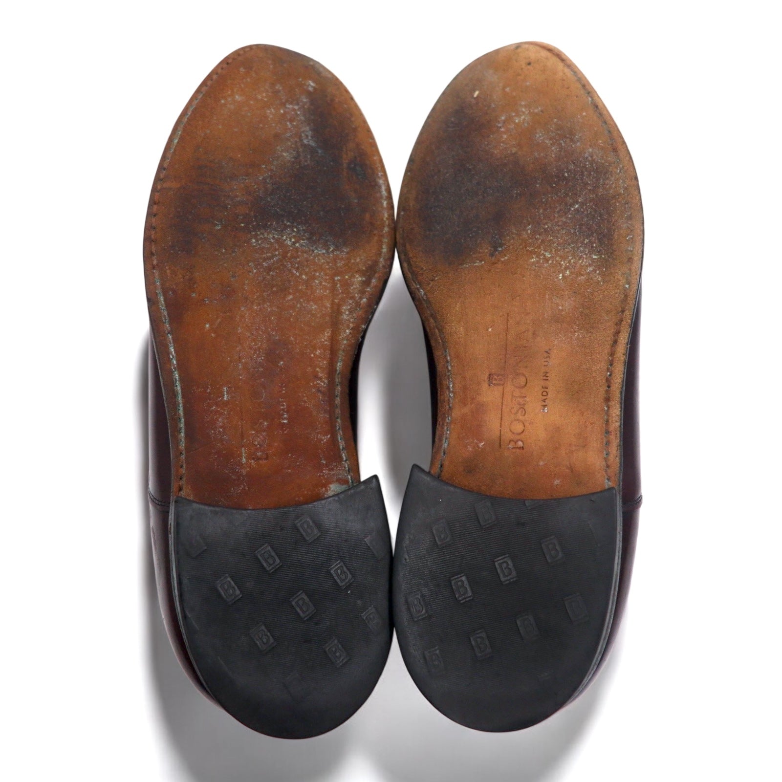 BOSTONIAN USA - Scarpe eleganti straight tip 26cm, bordeaux, pelle 26248