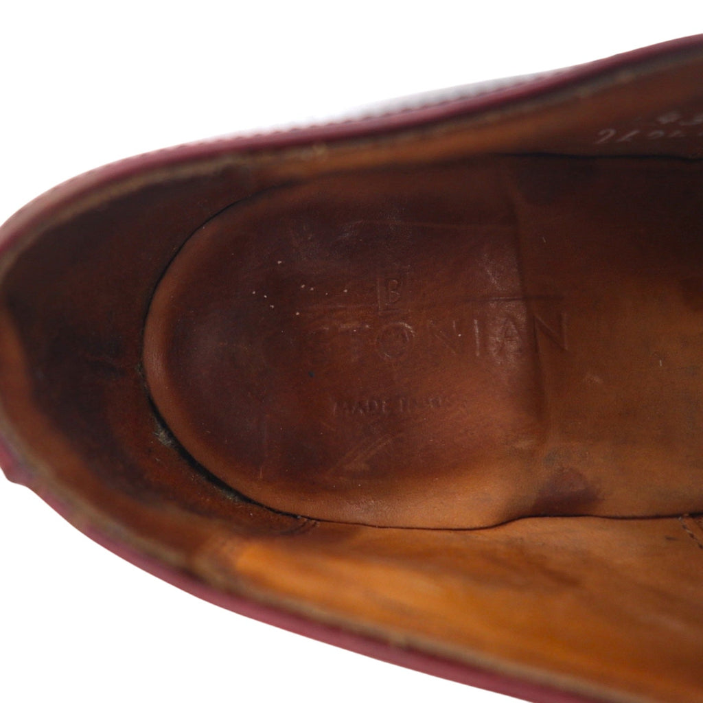 BOSTONIAN USA - Scarpe eleganti straight tip 26cm, bordeaux, pelle 26248