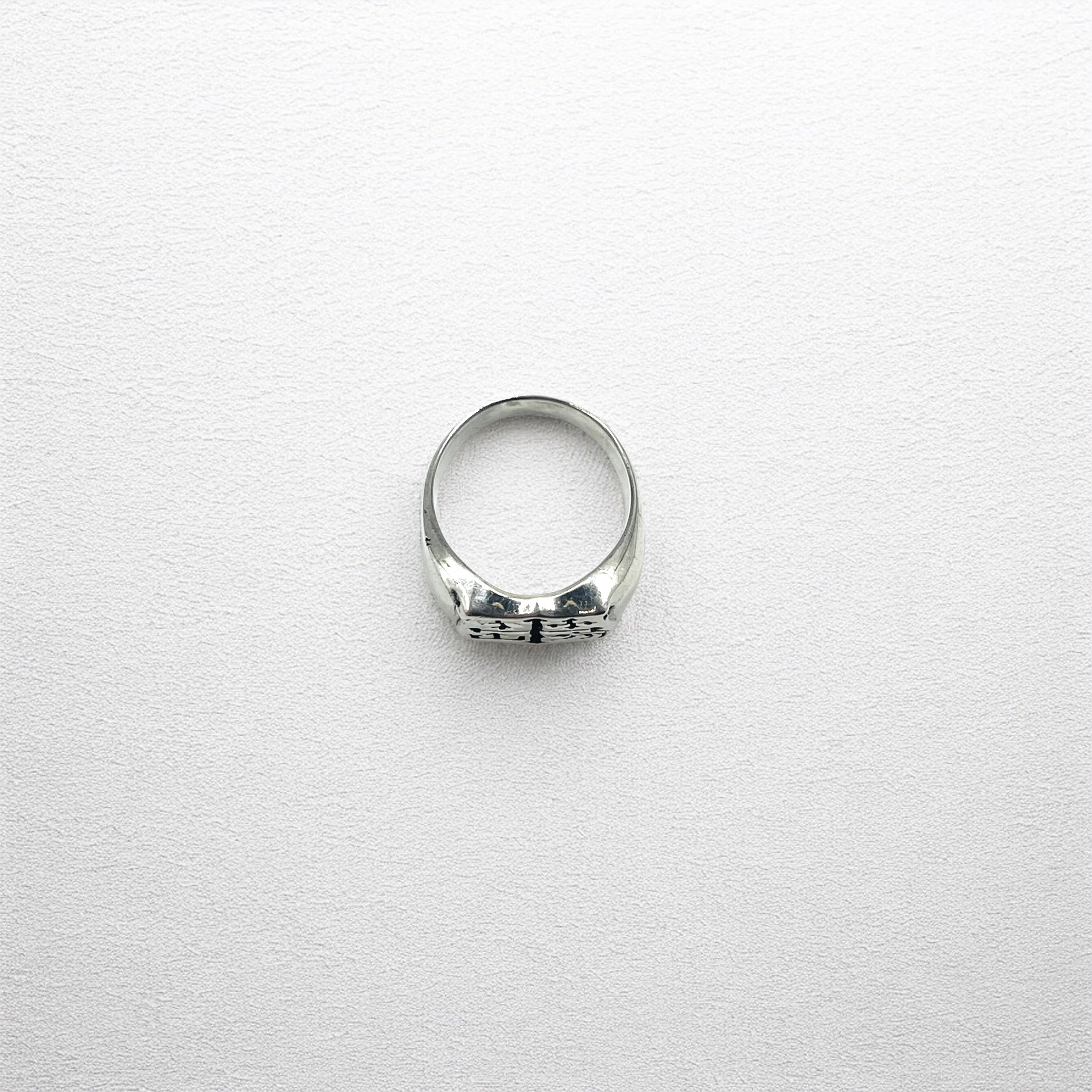 Vintage Silver Emblem Ring 騎士団 クロス シールド エンブレム リング 指輪 20号 シルバー 925 ゴシック
