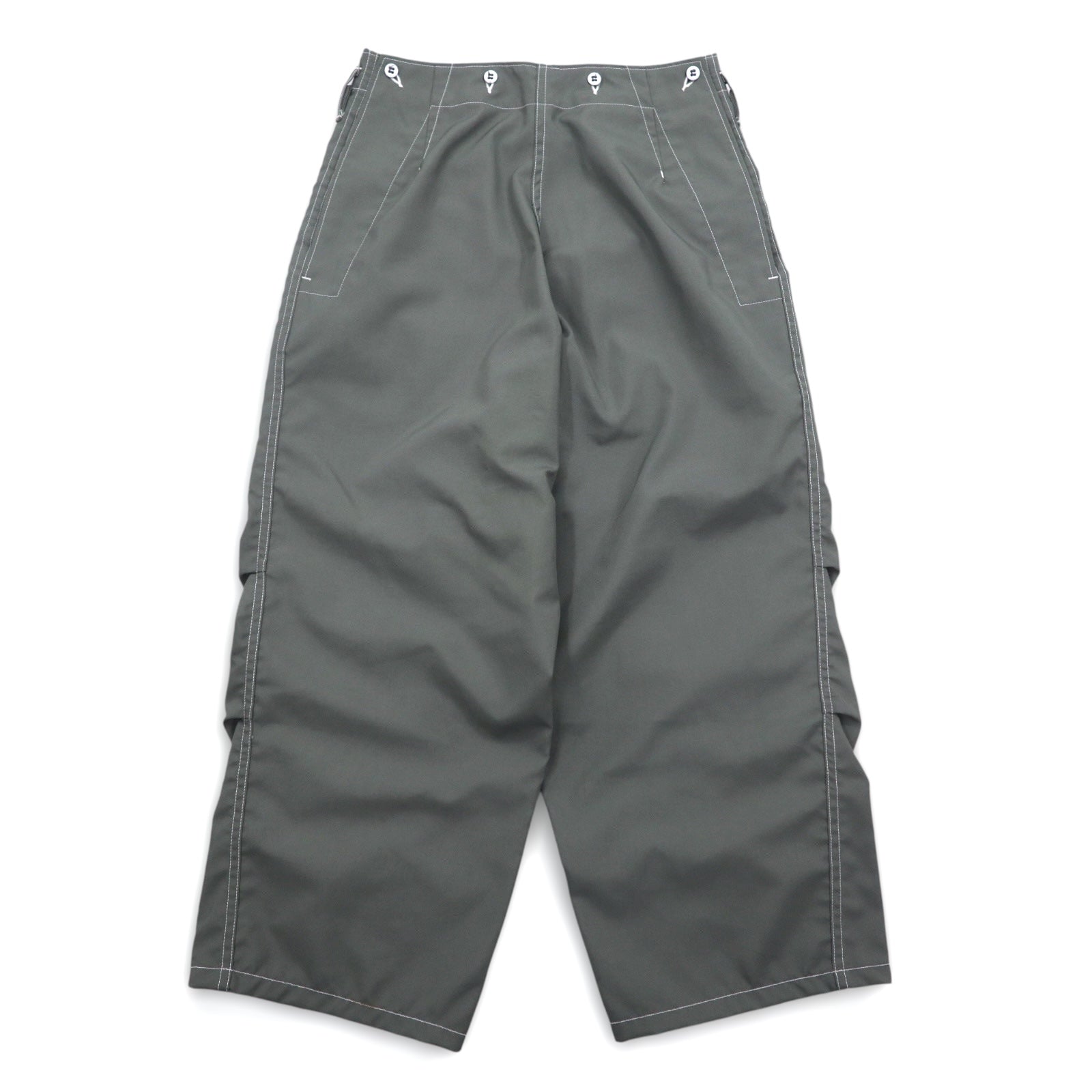 TUKI Military Baggs Pantaloni ampi da marinaio S verde salvia 0114 Made in Japan