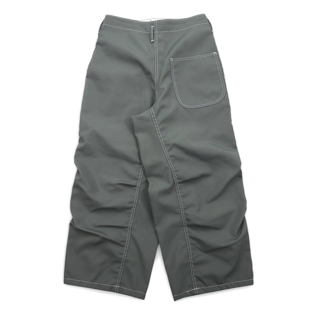 TUKI Military Baggs Pantaloni ampi da marinaio S verde salvia 0114 Made in Japan