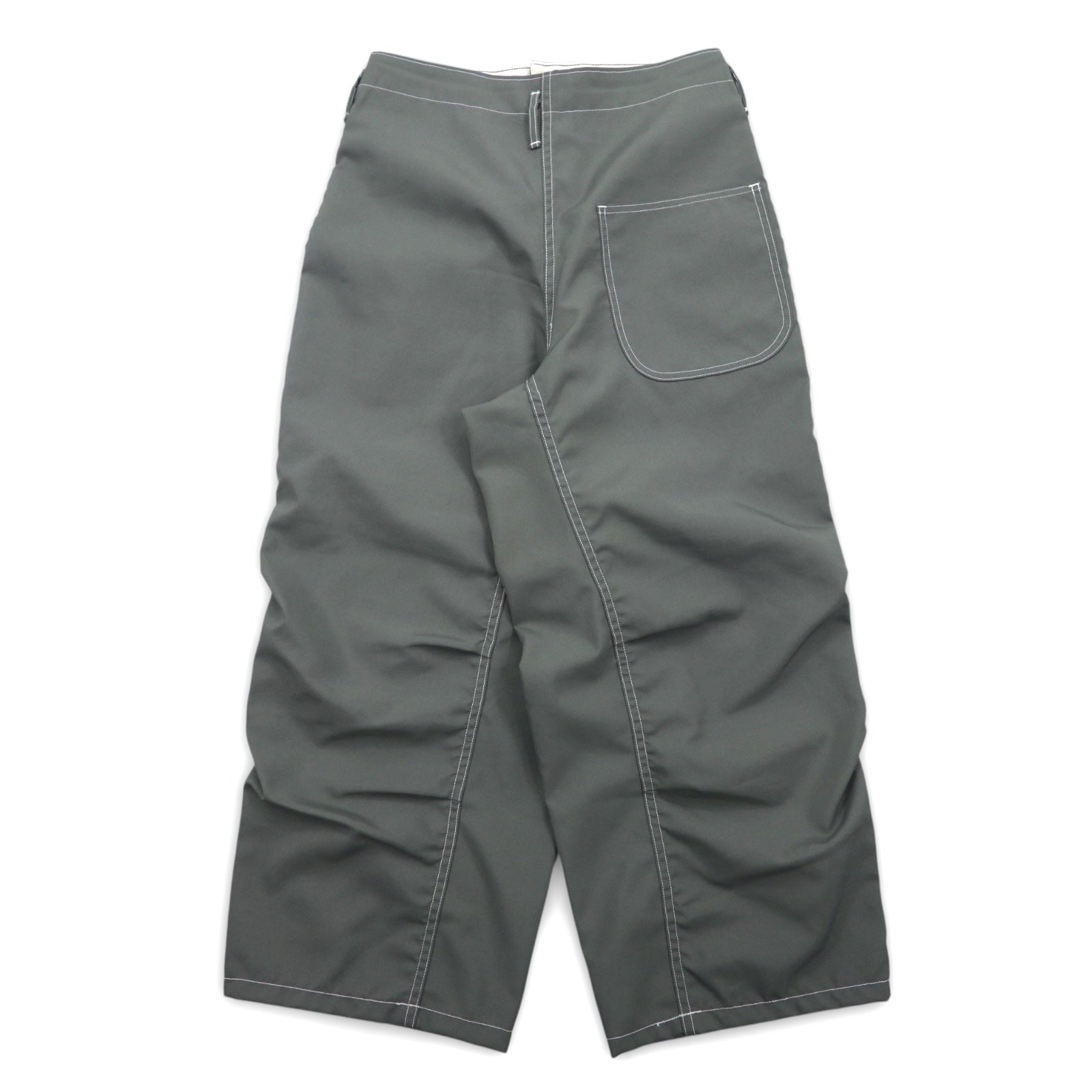 TUKI Military Baggs Pantaloni ampi da marinaio S verde salvia 0114 Made in Japan