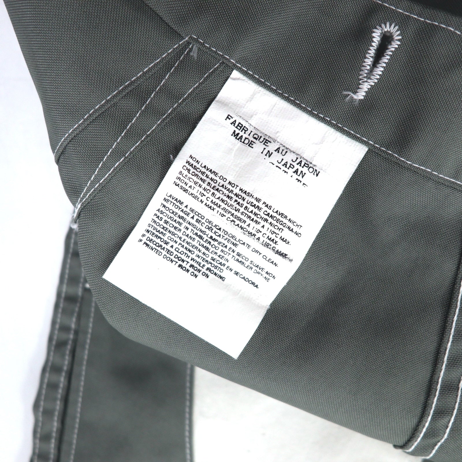 TUKI Military Baggs Pantaloni ampi da marinaio S verde salvia 0114 Made in Japan