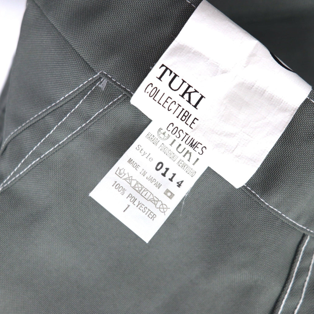 TUKI Military Baggs Pantaloni ampi da marinaio S verde salvia 0114 Made in Japan