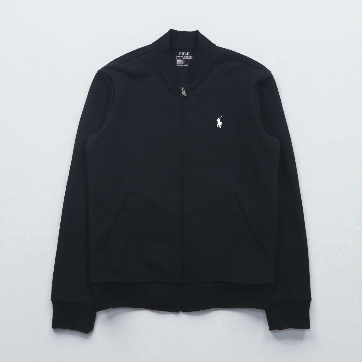 Polo Ralph Lauren トラックジャケット ジャージ XS ブラック PERFORMANCE スモールポニー刺繡