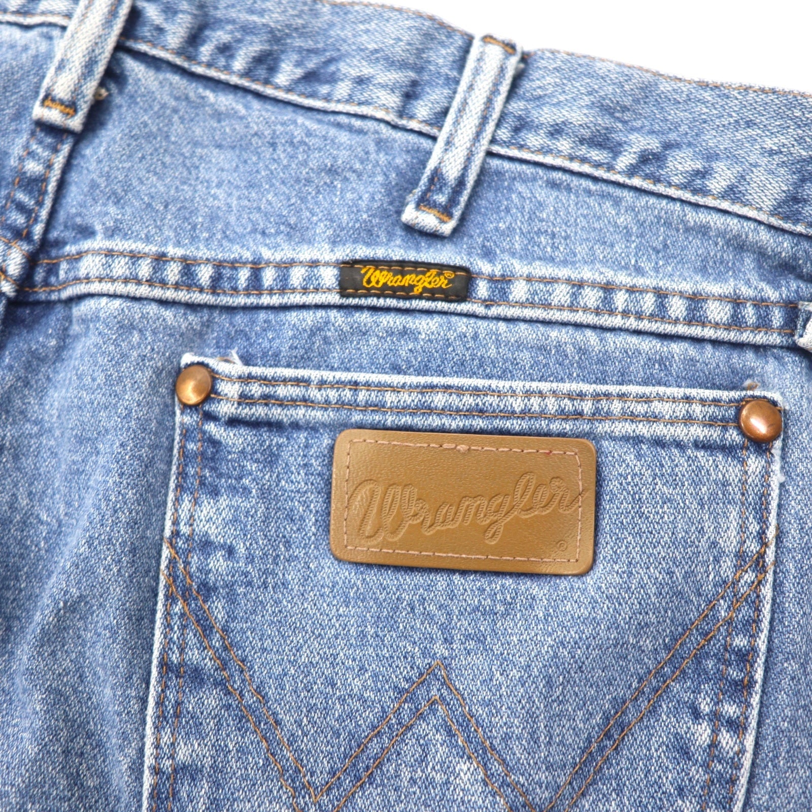 Wrangler Anni '90 Jeans Denim 33 Blu Cotone Chiusura a Cerniera 13MWZGK