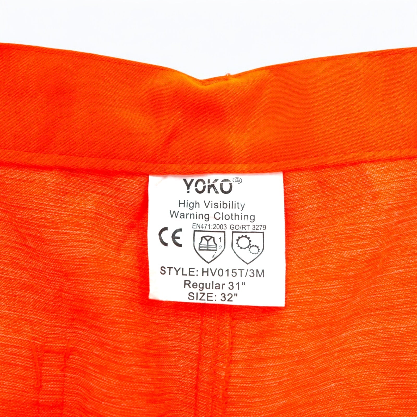 Euro Work Pants ユーロワーク YOKO リフレクター ワークパンツ L オレンジ ポリエステル