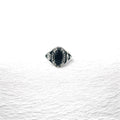 Anello vintage in argento con onice nero Misura 14 Argento 925