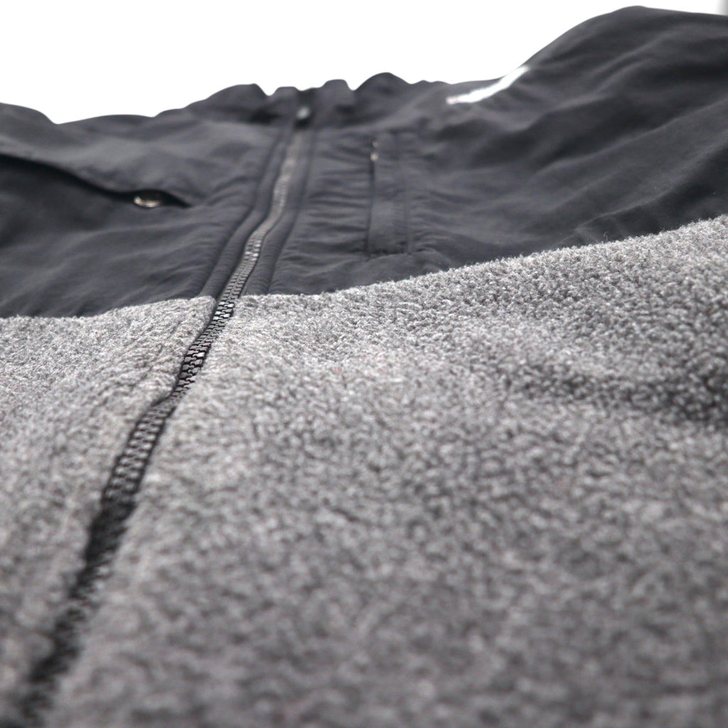 THE NORTH FACE デナリジャケット POLARTEC ポーラテック フリースジャケット XL グレー ナイロン切替 A193