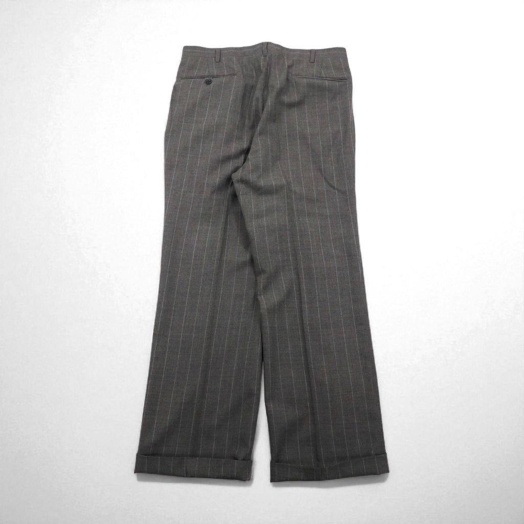 Polo by Ralph Lauren 90年代 3ピース スーツ セットアップ L グレー ストライプ ウール 日本製