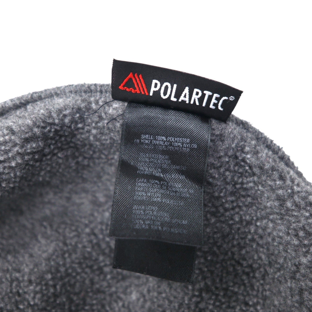 THE NORTH FACE デナリジャケット POLARTEC ポーラテック フリースジャケット XL グレー ナイロン切替 A193