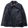 Giacca da motociclista HARLEY DAVIDSON Giacca in pelle L Nera Pelle bovina Fodera trapuntata 94HT99