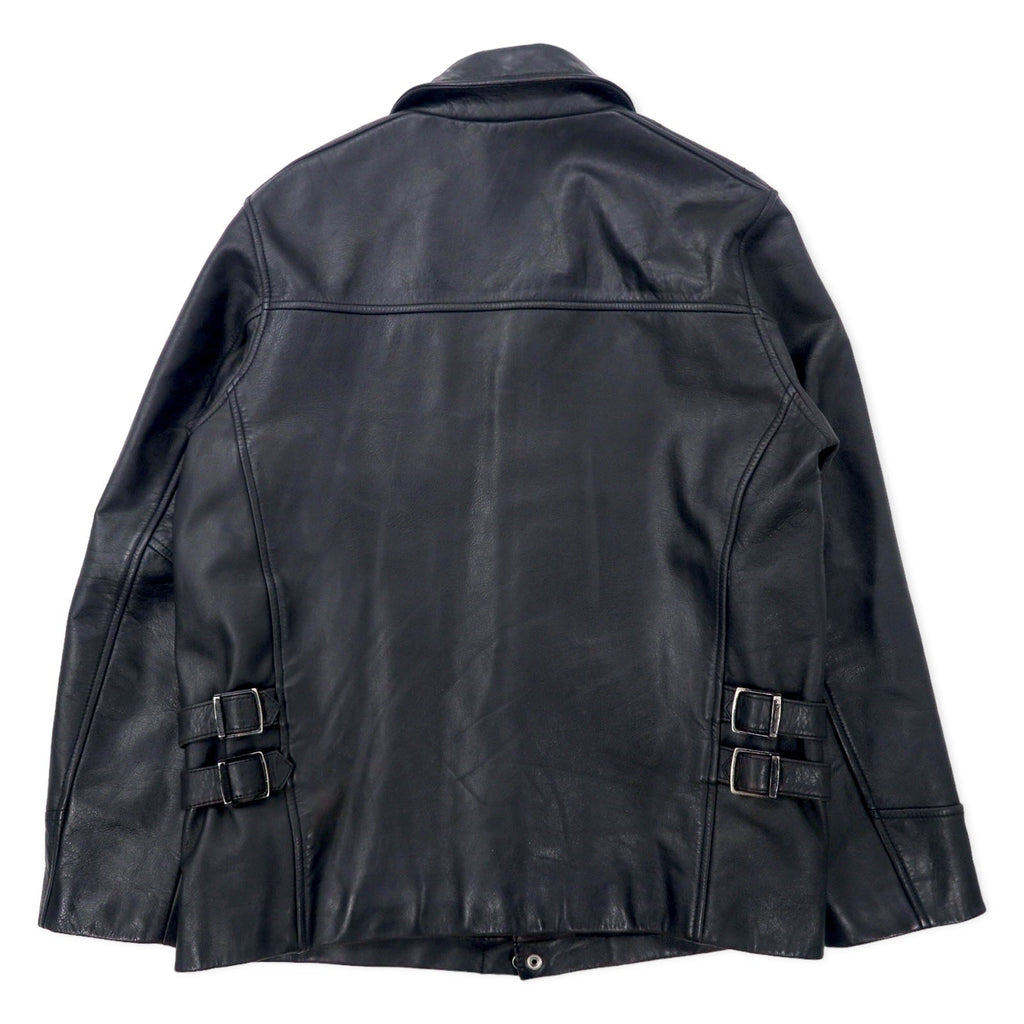 Giacca da motociclista HARLEY DAVIDSON Giacca in pelle L Nera Pelle bovina Fodera trapuntata 94HT99