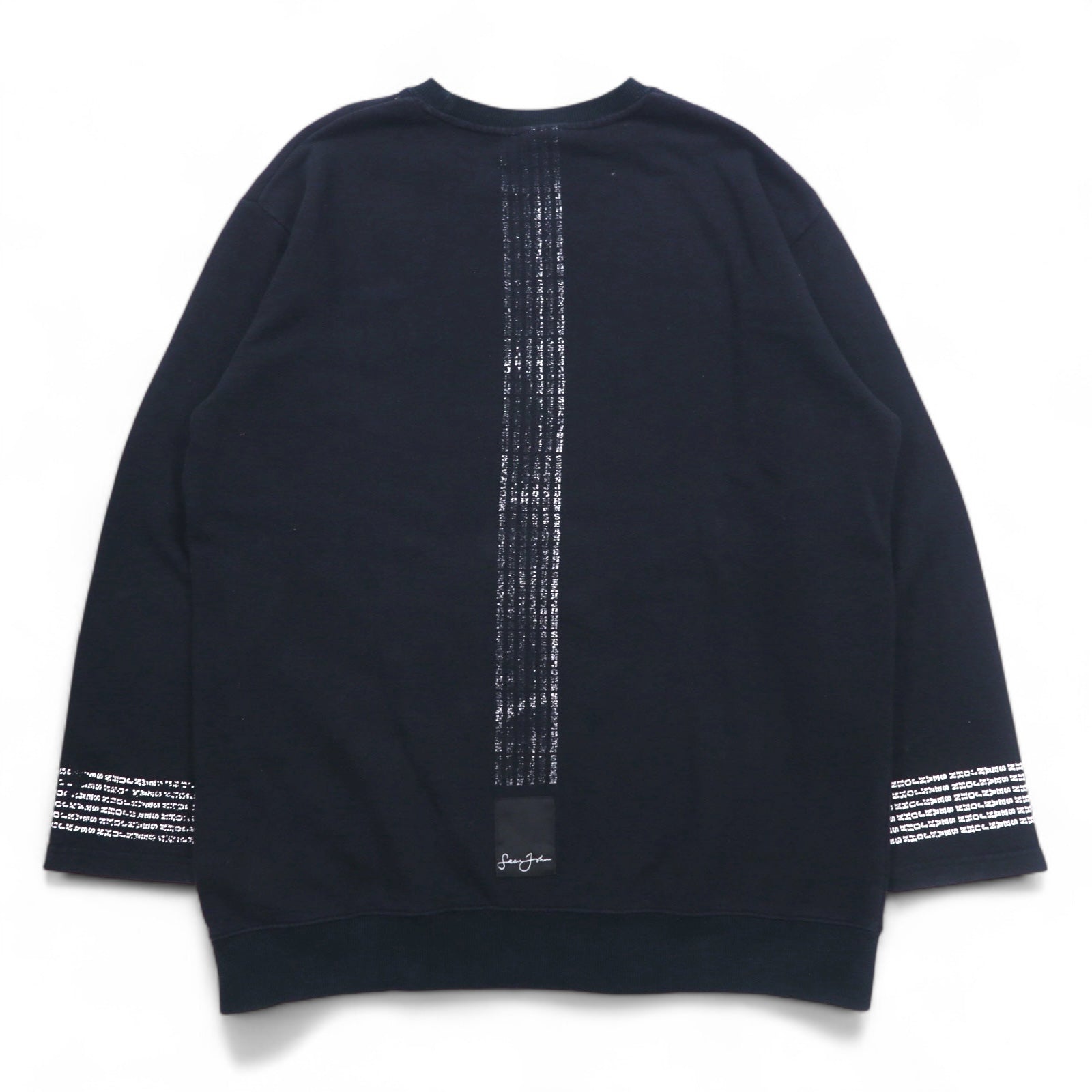 Sean John 90年代 クルーネック スウェット XL ブラック コットン