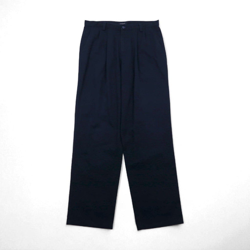DOCKERS (Levi's) Pantaloni Chino Lavoro Wide 2 Pinces L Blu Navy Cotone