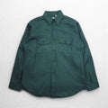 FIVE BROTHER 90年代 USA製 ツイル ワークシャツ L カーキ ポリエステル コットン ACWA ユニオンメイド UNION MADE