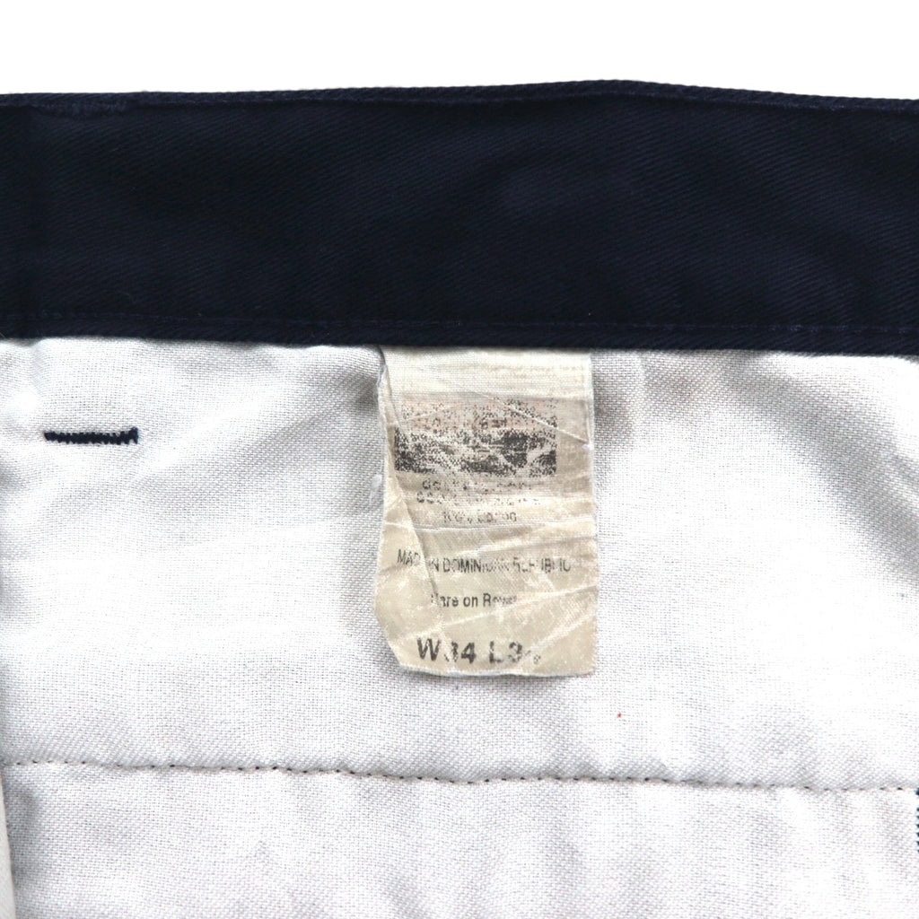 DOCKERS (Levi's) Pantaloni Chino Lavoro Wide 2 Pinces L Blu Navy Cotone