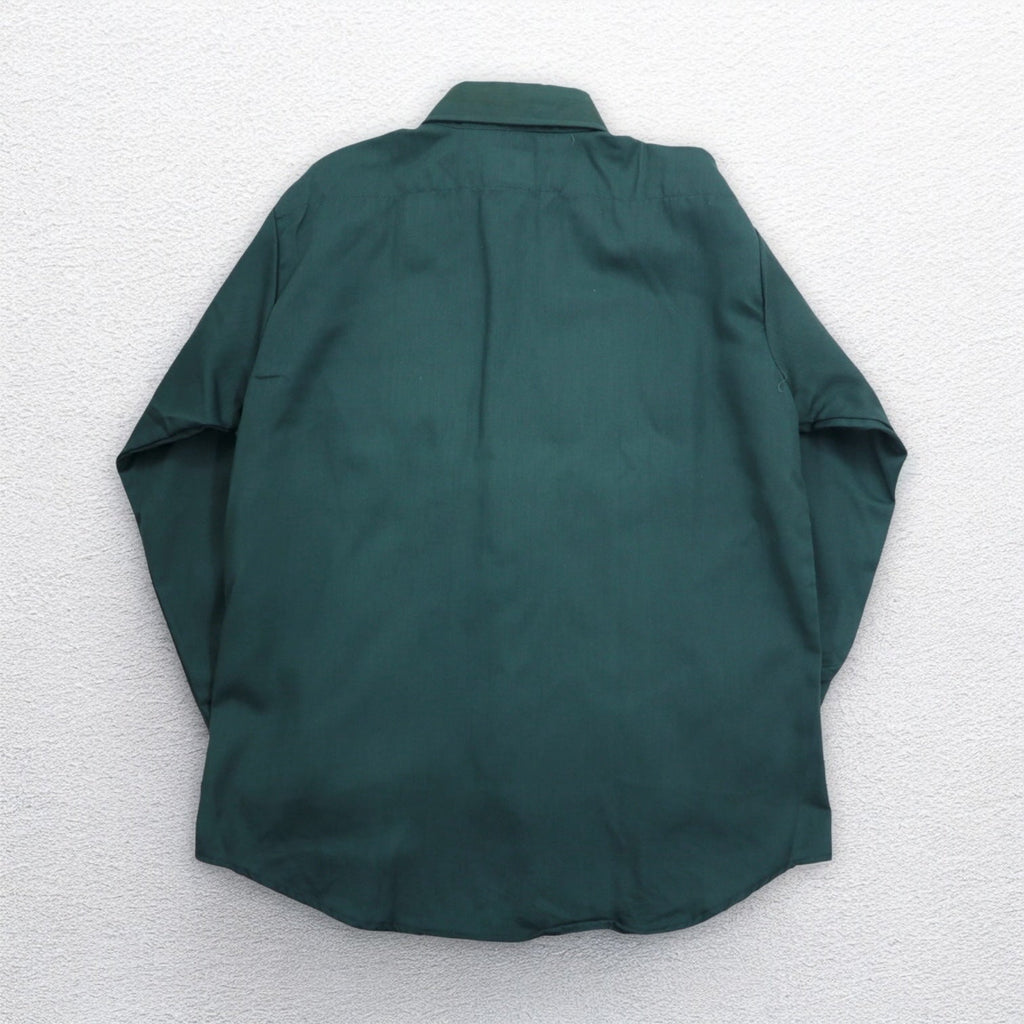 FIVE BROTHER 90年代 USA製 ツイル ワークシャツ L カーキ ポリエステル コットン ACWA ユニオンメイド UNION MADE