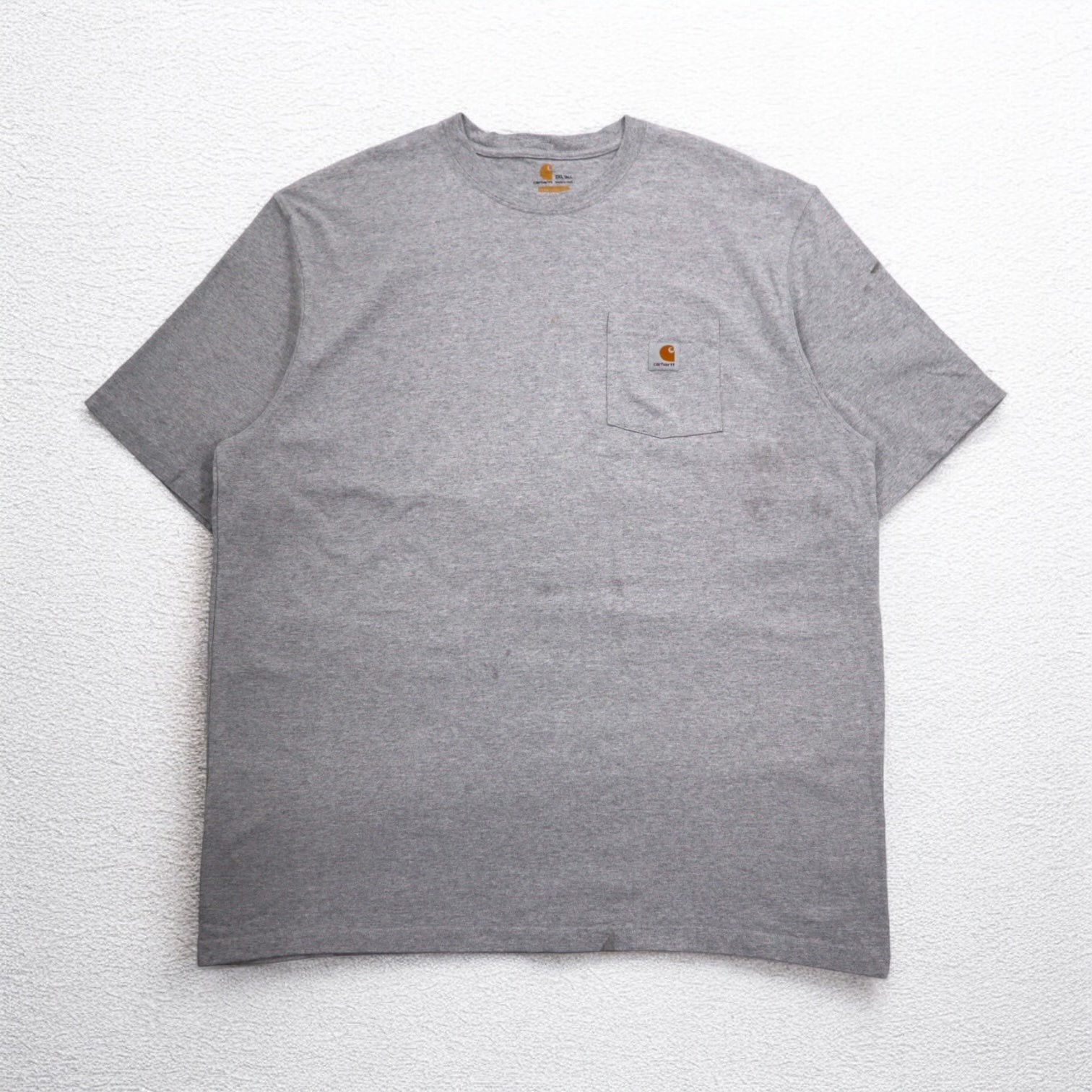 Carhartt T-shirt con taschino Original Fit, Pocket Tee 2XL TALL, Original Fit, grigio, cotone