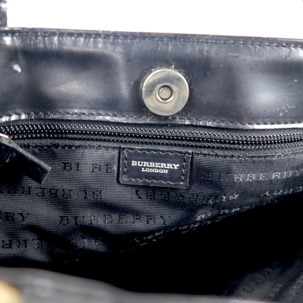 BURBERRY Borsa tote Nova Check Borsa a mano PVC Pelle Manici Beige