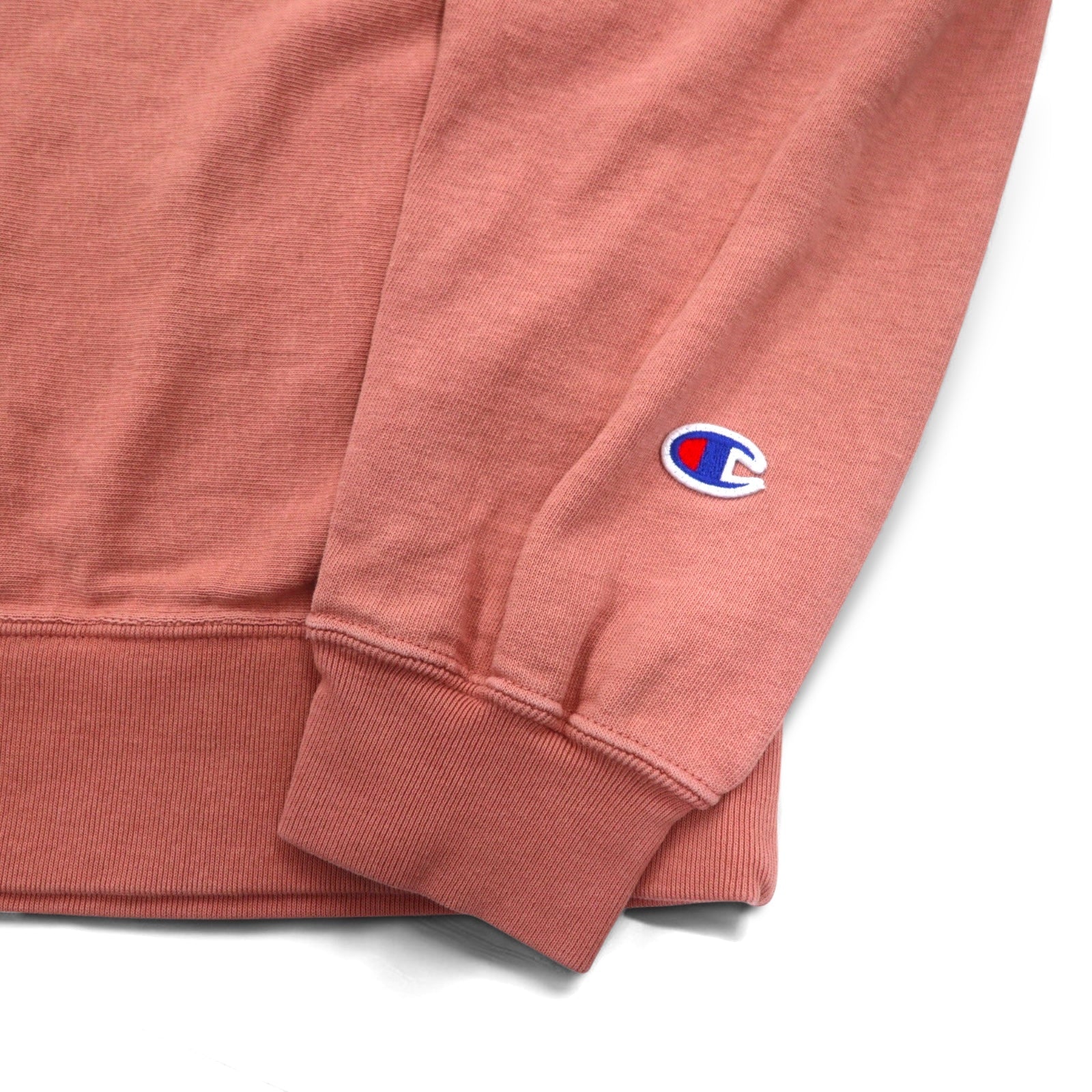 Champion Reverse Weave T-shirt Felpa M Rosa Script Logo Ricamato C8-P404