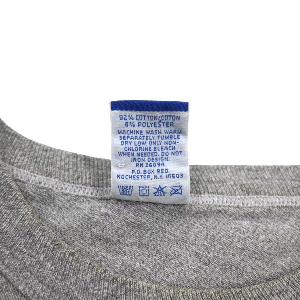 T-shirt Champion USA anni '90, stampa college, taglia XL, cotone grigio, Marin ATHLETICS