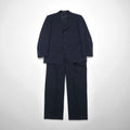 Brooks Brothers 3B スーツ セットアップ M ネイビー ウール 2タック ワイド