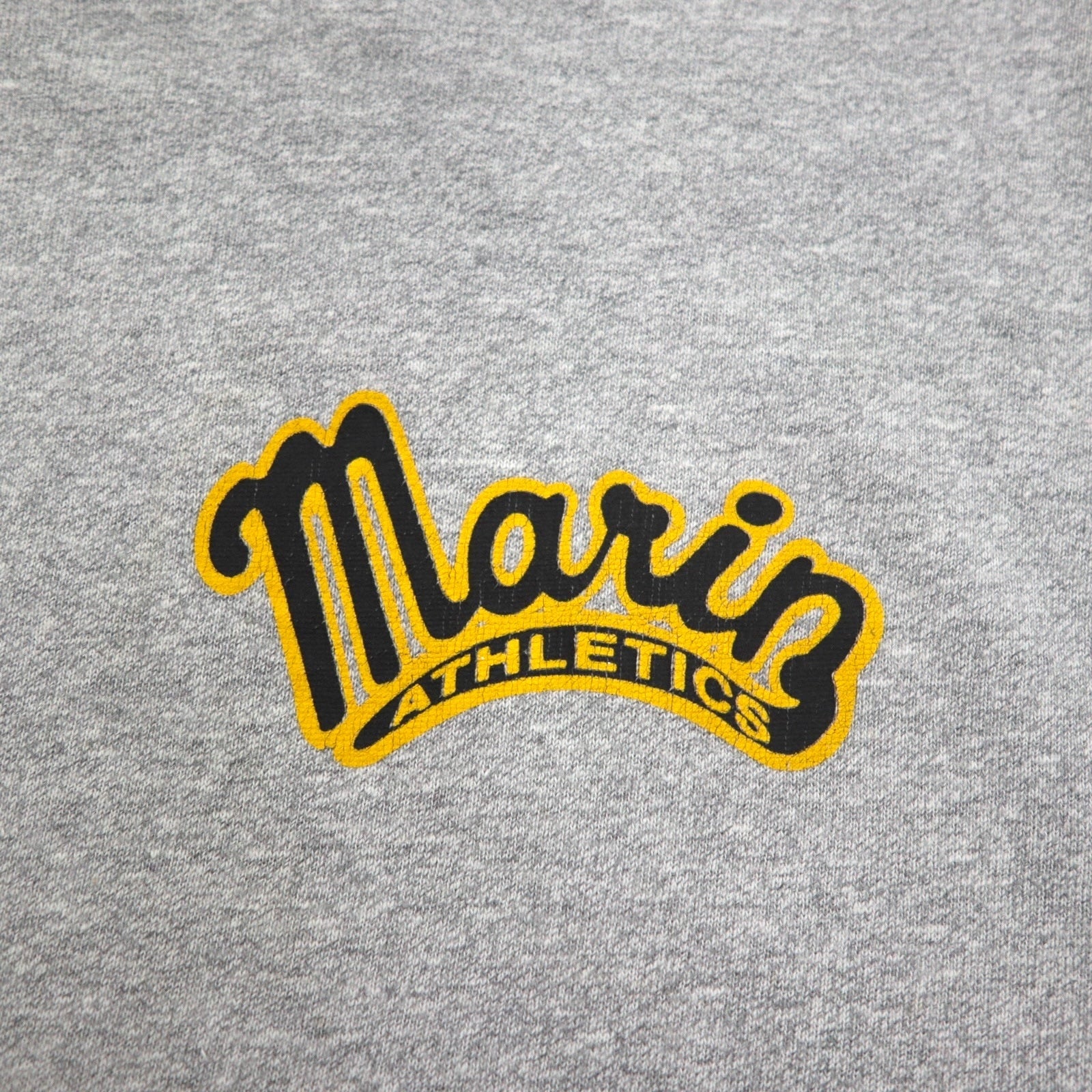 T-shirt Champion USA anni '90, stampa college, taglia XL, cotone grigio, Marin ATHLETICS