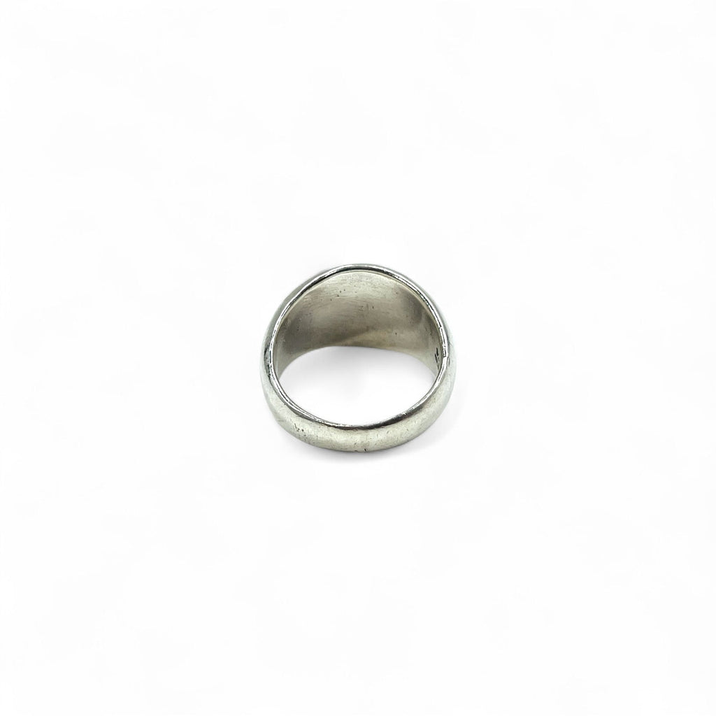 Vintage Silver Signet Ring シグネット フレア クロス リング 指輪 17号 シルバー 925 ゴシック
