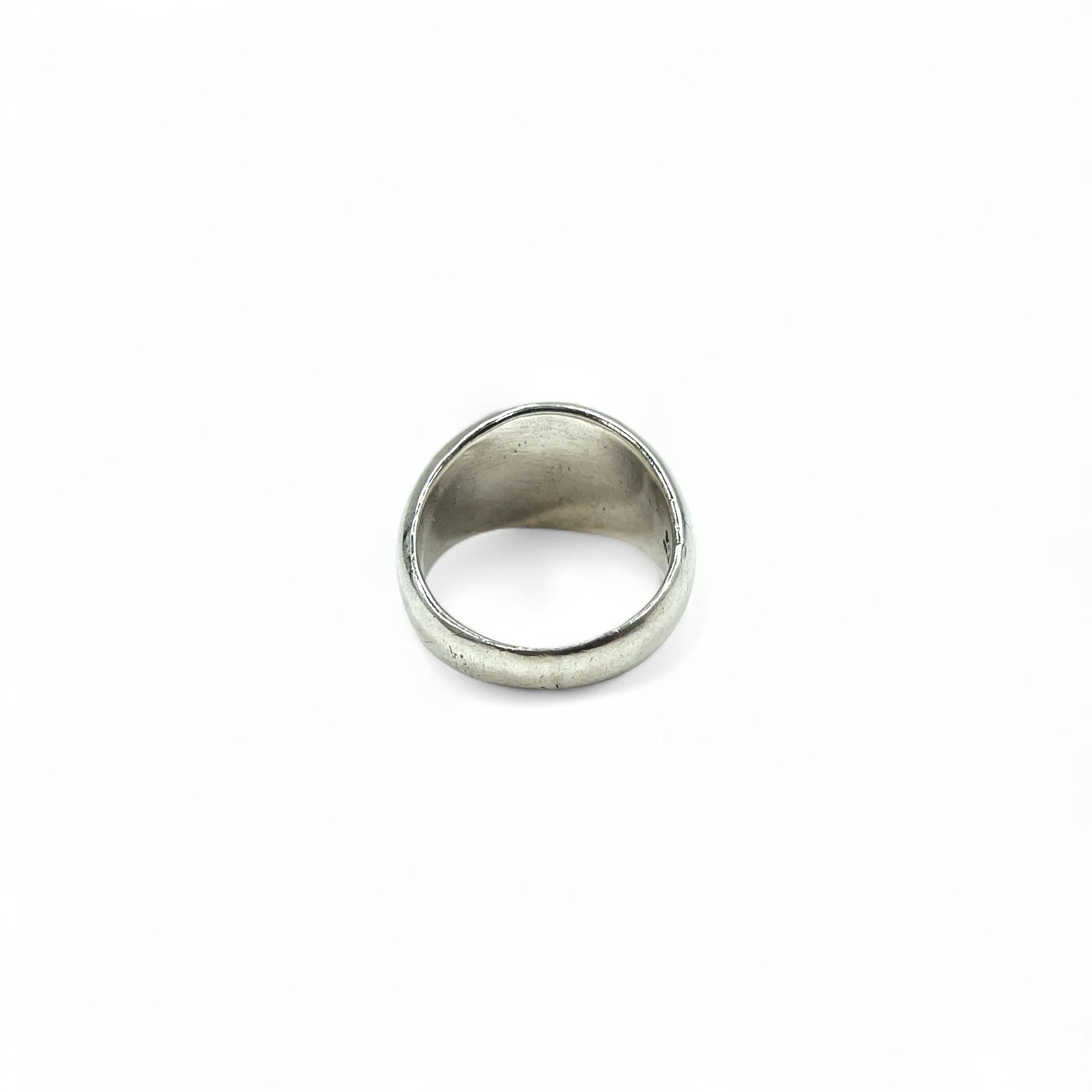 Vintage Silver Signet Ring シグネット フレア クロス リング 指輪 17号 シルバー 925 ゴシック