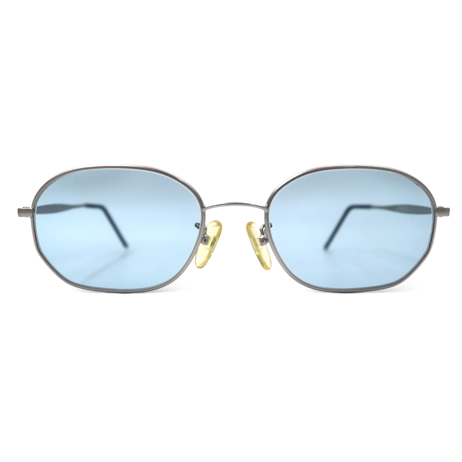 HUGO BOSS Occhiali da Sole Ovali Made in Italy Metallo Argento Lenti Colorate Blu 4757 70 54◻︎19 145