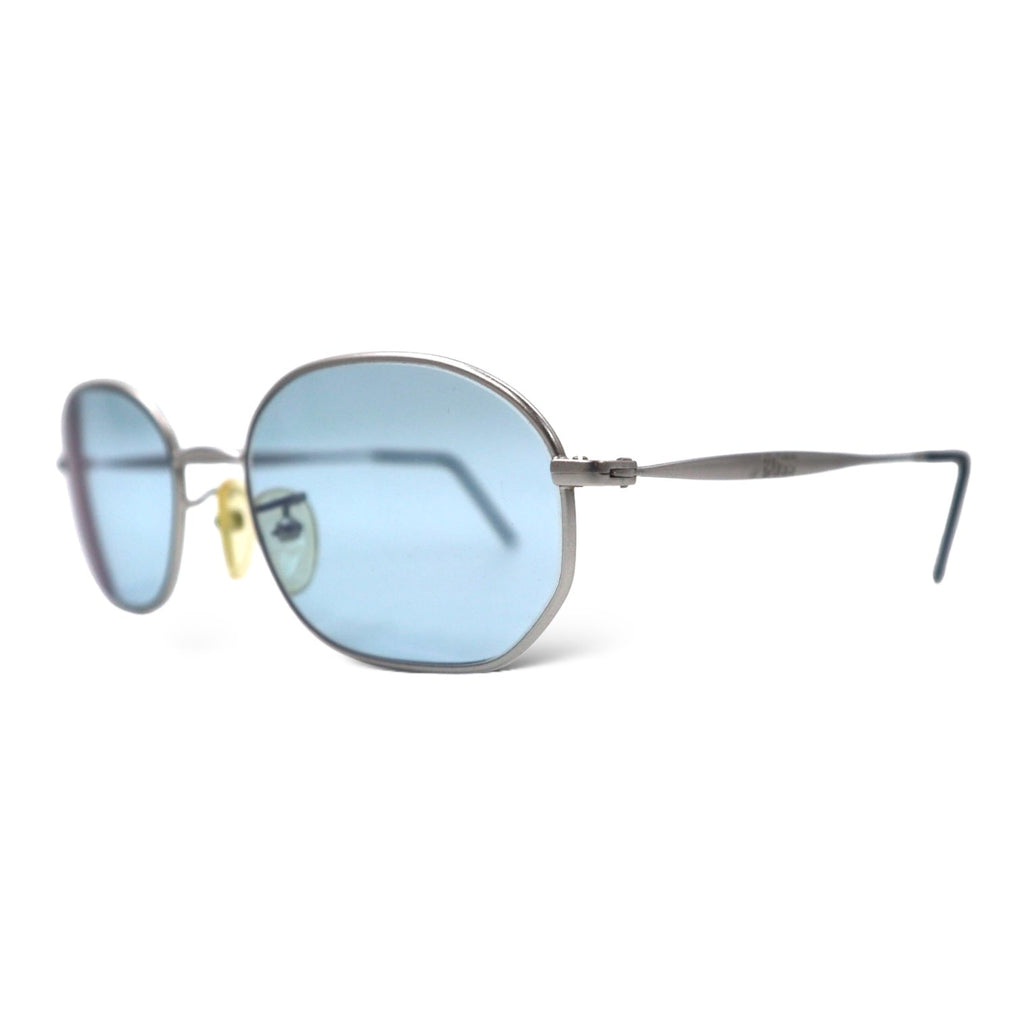 HUGO BOSS Occhiali da Sole Ovali Made in Italy Metallo Argento Lenti Colorate Blu 4757 70 54◻︎19 145