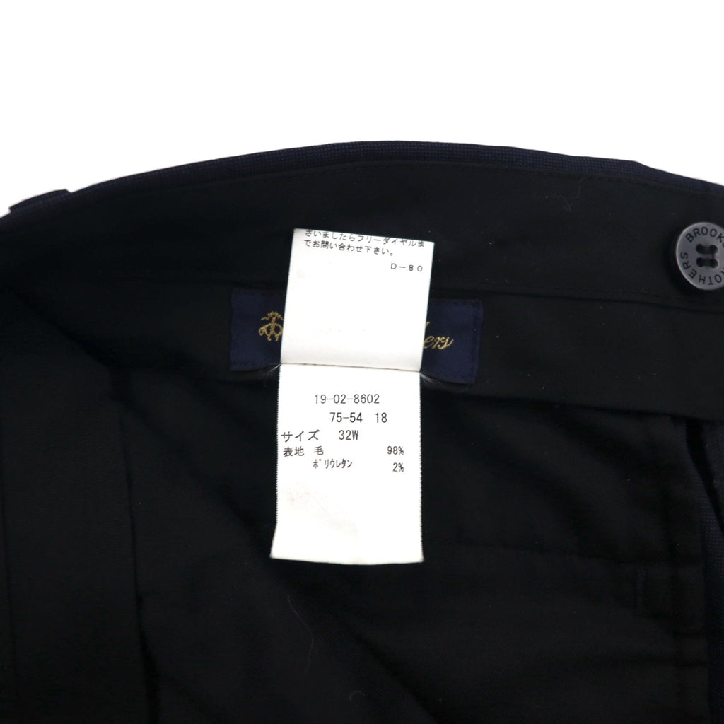 Brooks Brothers 3B スーツ セットアップ M ネイビー ウール 2タック ワイド