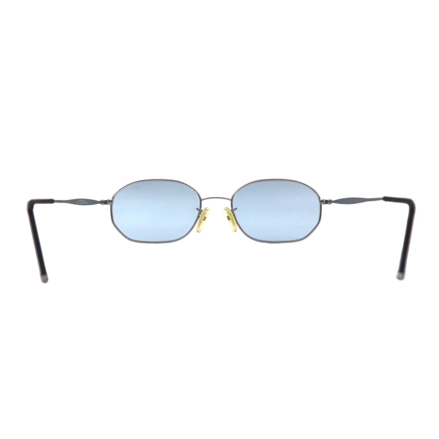 HUGO BOSS Occhiali da Sole Ovali Made in Italy Metallo Argento Lenti Colorate Blu 4757 70 54◻︎19 145