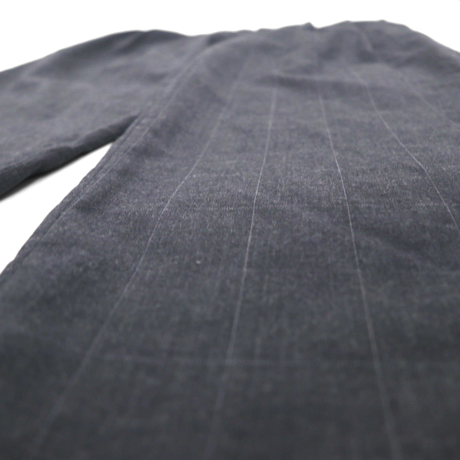 NAUTICA RIGGER Pantaloni ampi a pieghe in lana a quadri, vestibilità classica, taglia L, colore grigio