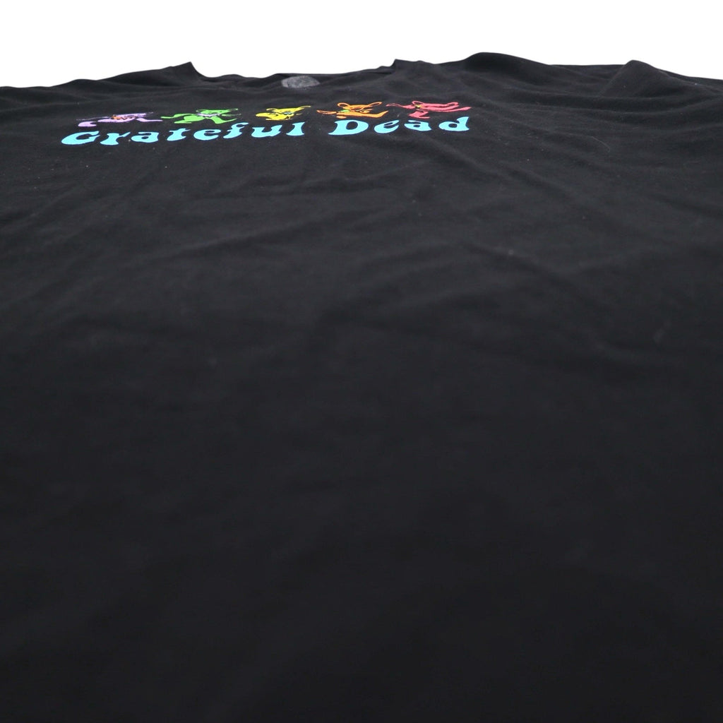 Grateful Dead Dancing Bear T-shirt da band 3XL nero cotone made in Mexico