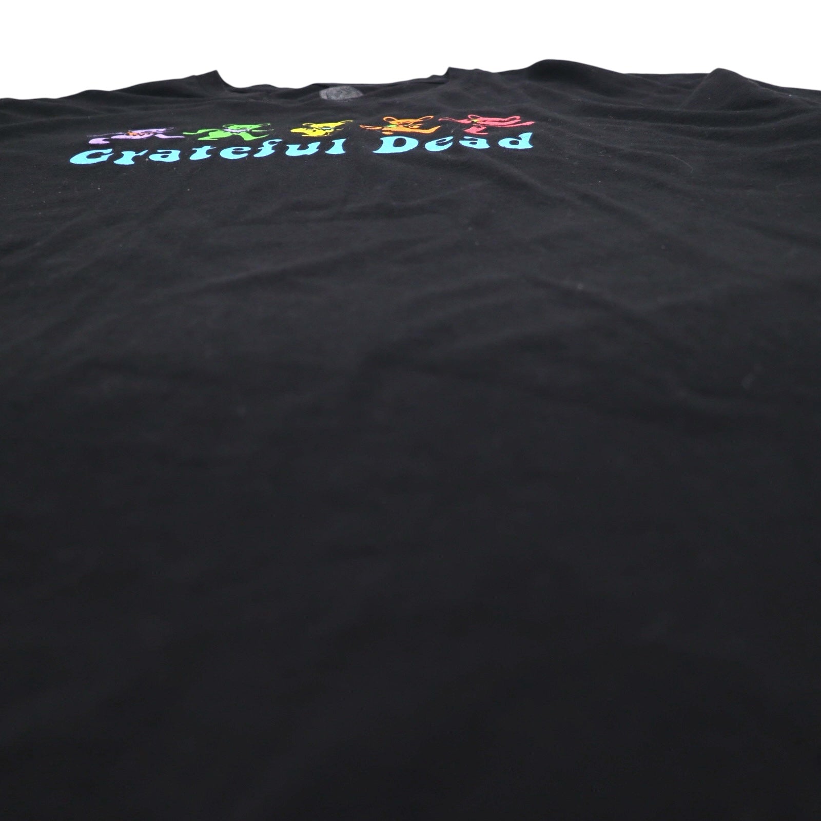 Grateful Dead Dancing Bear T-shirt da band 3XL nero cotone made in Mexico
