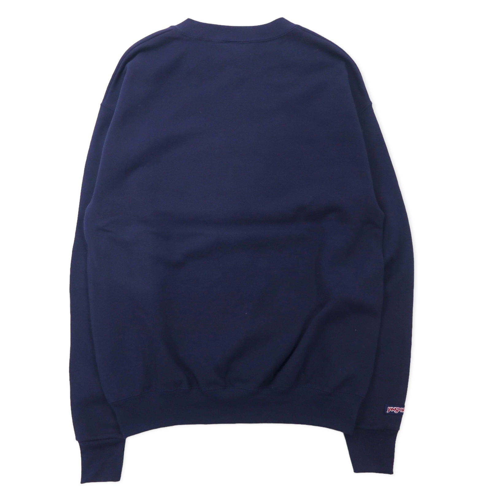 JAN SPORT USA 90s felpa ricamata college M blu navy cotone interno felpato UNIVERSITY OF TULSA
