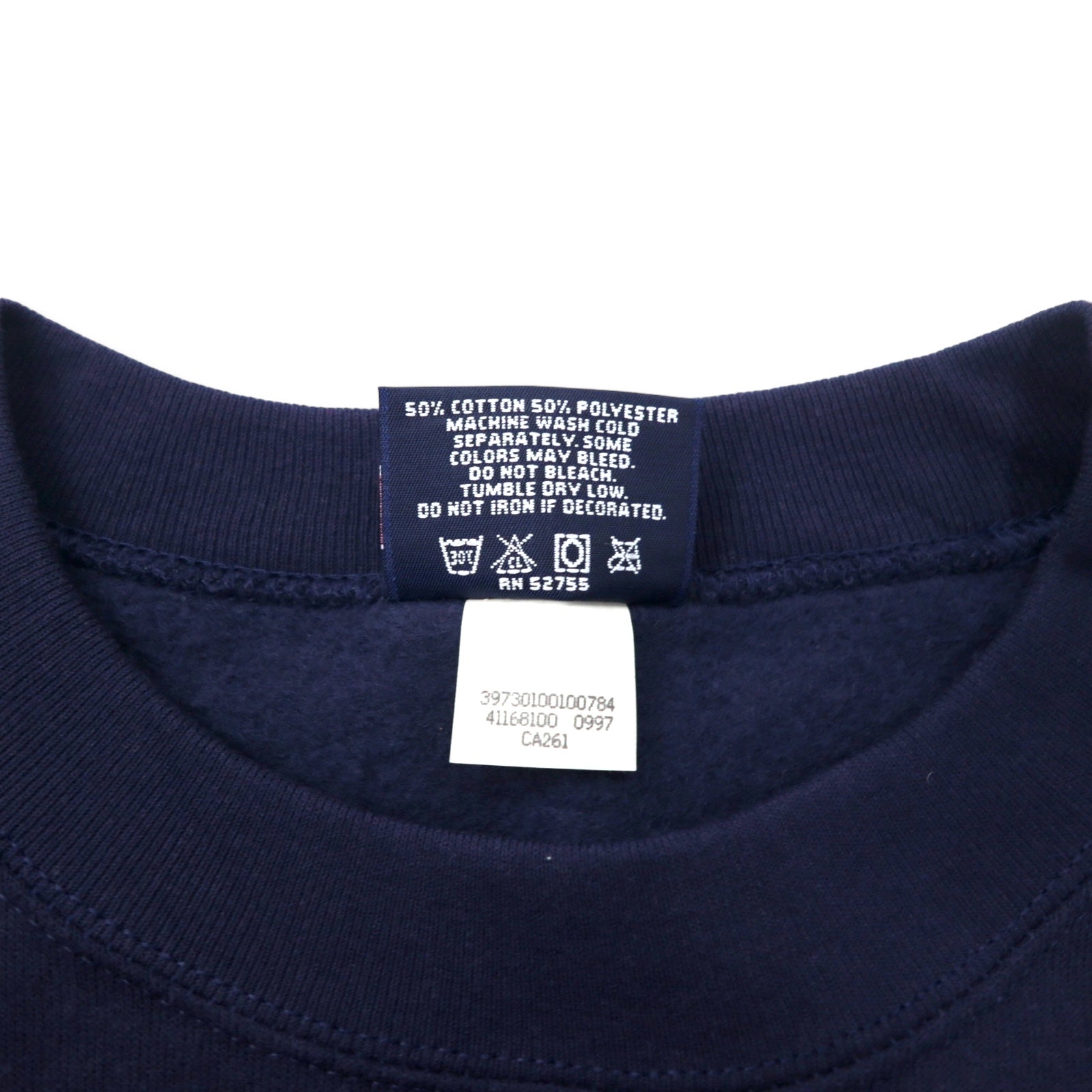 JAN SPORT USA 90s felpa ricamata college M blu navy cotone interno felpato UNIVERSITY OF TULSA
