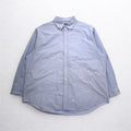 Brooks Brothers スーピマコットン オックスフォード ボタンダウンシャツ 2XL ブルー ビッグサイズ ワンポイントロゴ