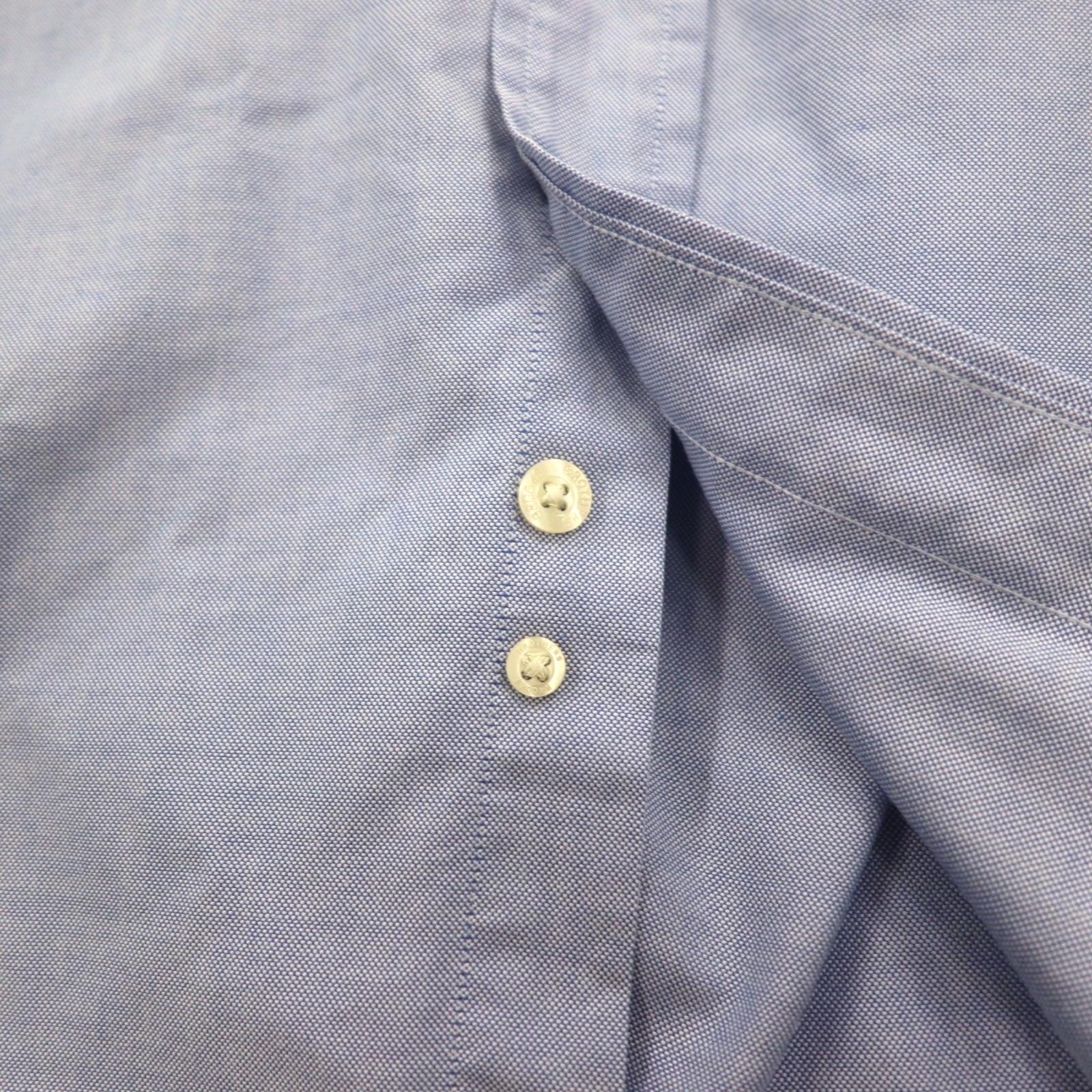 Brooks Brothers Camicia button-down Oxford in cotone Supima 2XL blu taglia grande con logo ricamato
