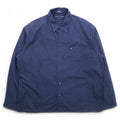 TOMMY HILFIGER anni '90 camicia elegante XXL blu navy taschino sul petto oversize logo