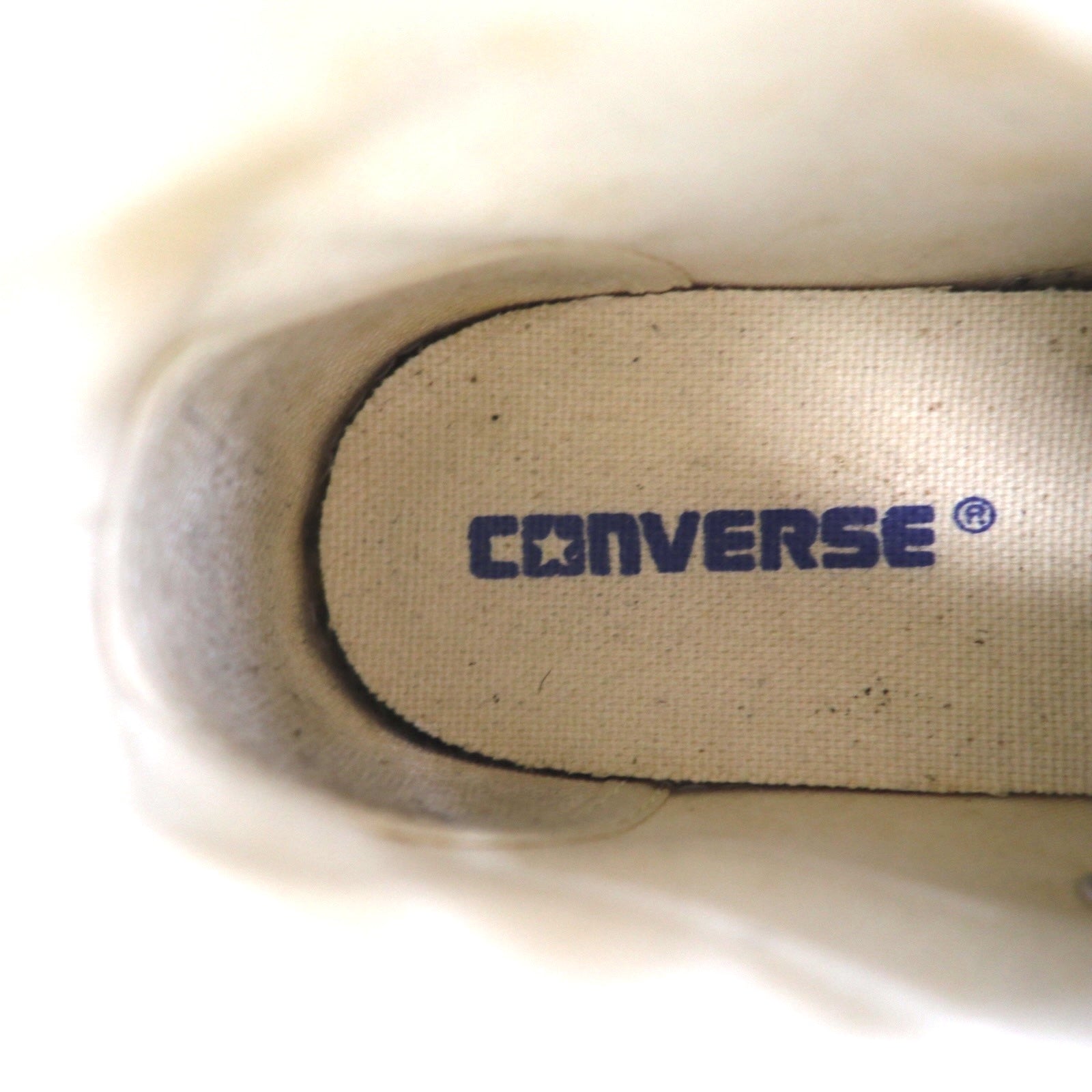 CONVERSE All Star in pelle alta 26 cm bianco pelle 18615