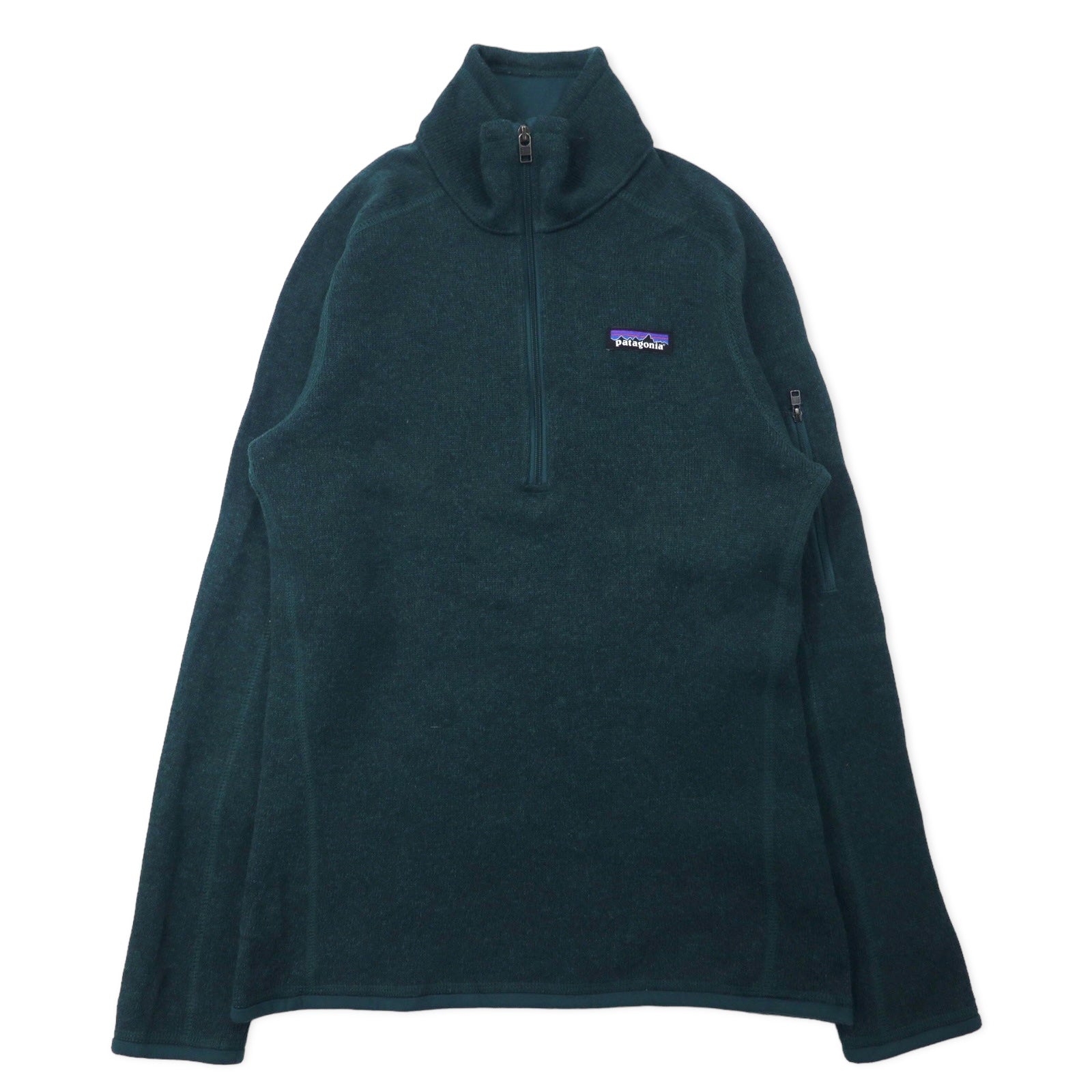 Patagonia Better Sweater giacca in pile con mezza zip, taglia XS, colore verde, in poliestere, modello donna Better Sweater 1/4-Zip 25618FA19