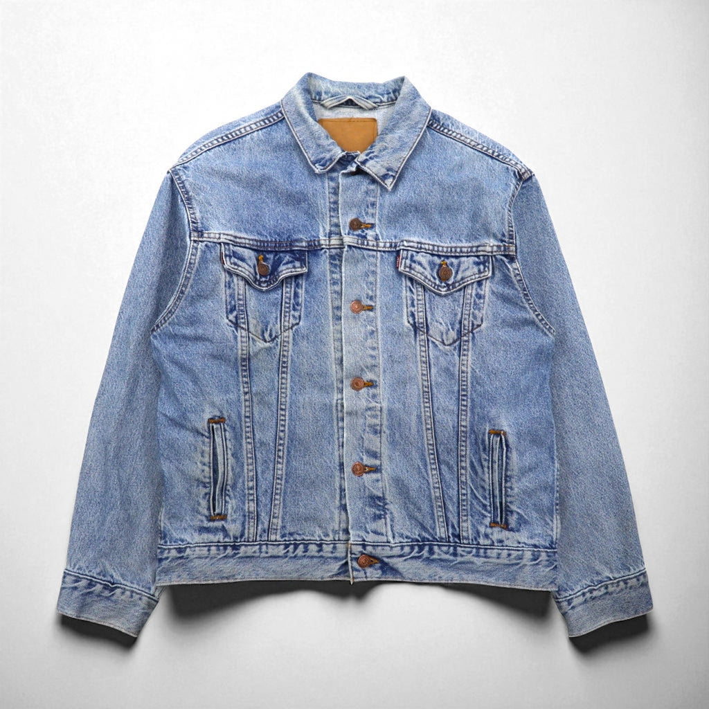 Levi's anni '90, Made in USA, giacca trucker in denim modello 3rd tipo, Gジャン, XL, indaco blu, 57510-0214