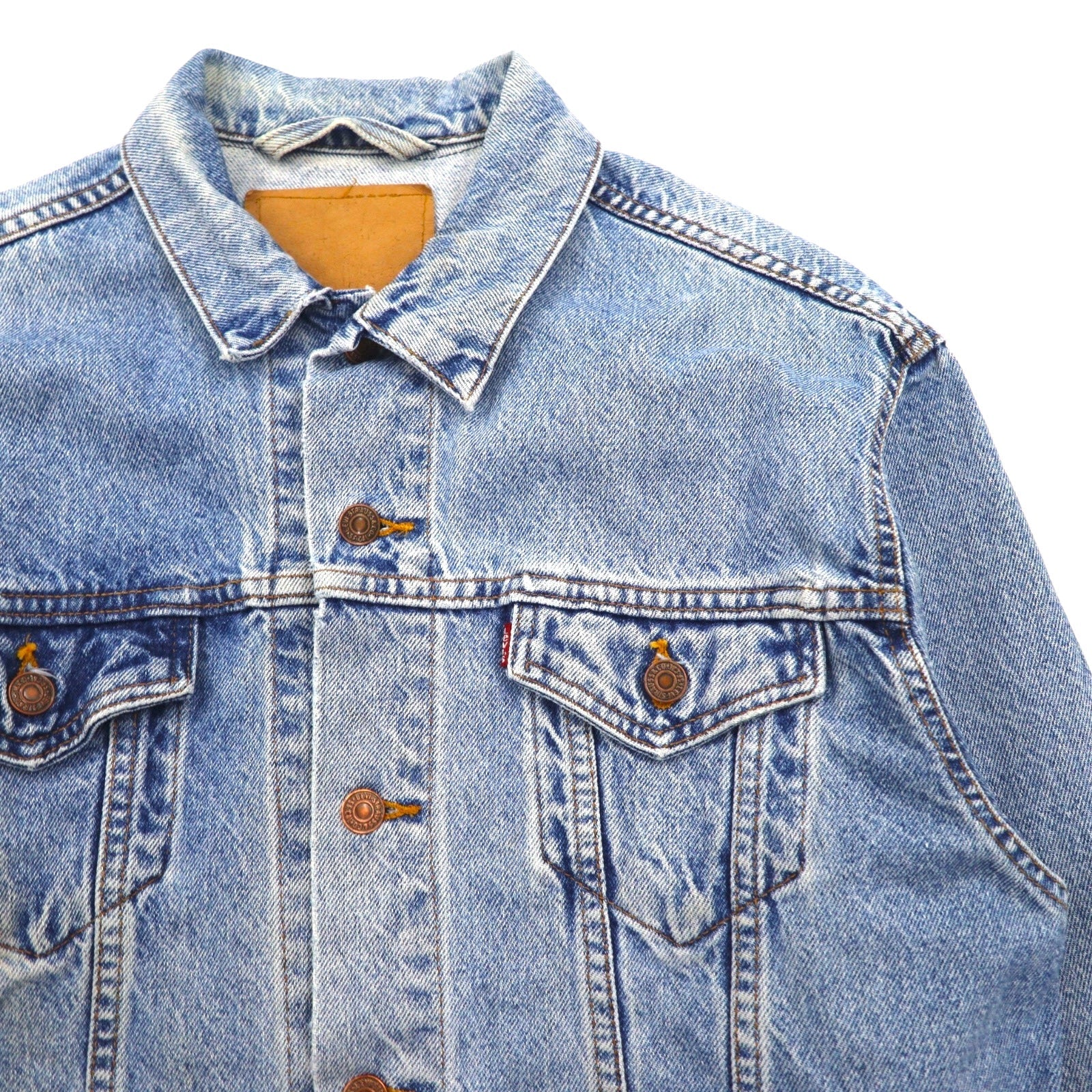 Levi's anni '90, Made in USA, giacca trucker in denim modello 3rd tipo, Gジャン, XL, indaco blu, 57510-0214