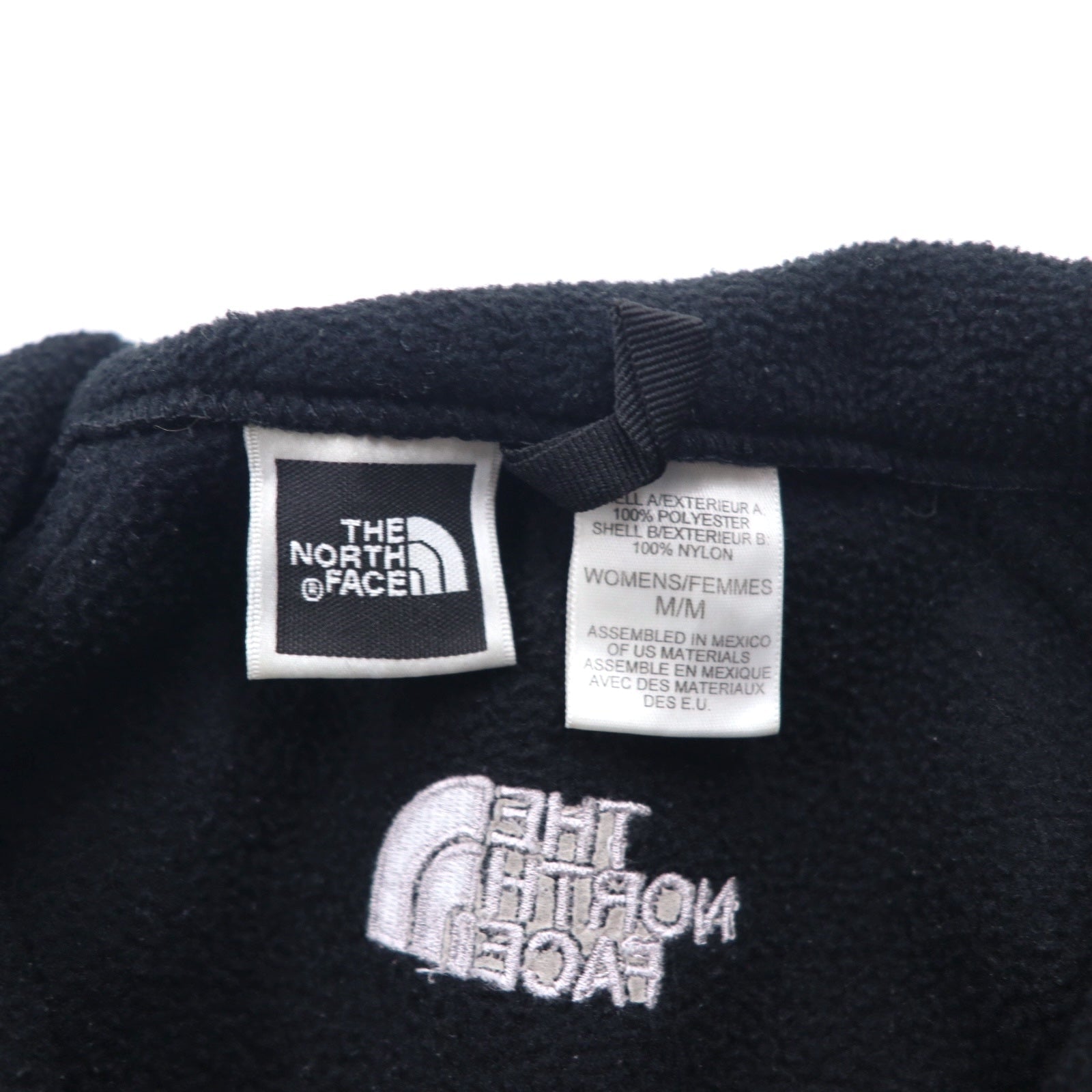 THE NORTH FACE Polartec POLARTEC Giacca in pile M Nero Poliestere Logo centrale ricamato Coulisse