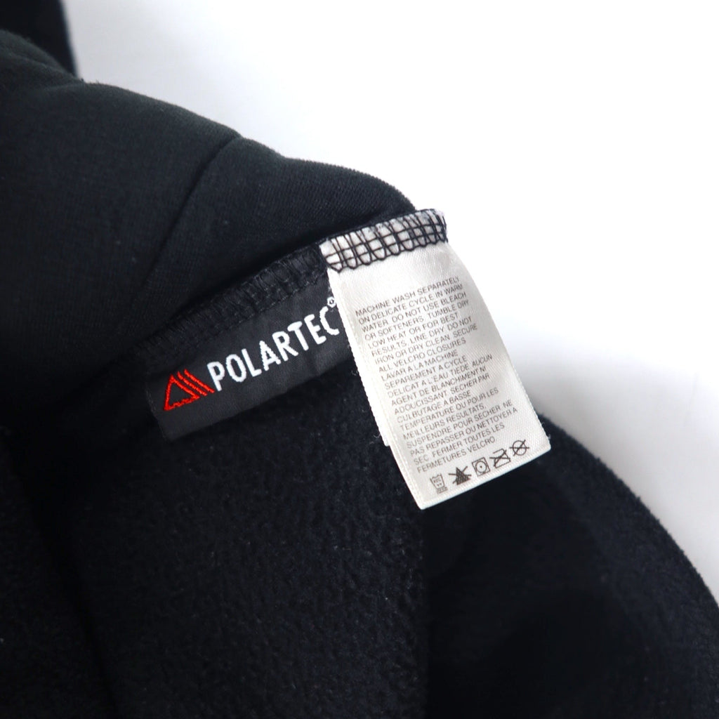 THE NORTH FACE Polartec POLARTEC Giacca in pile M Nero Poliestere Logo centrale ricamato Coulisse