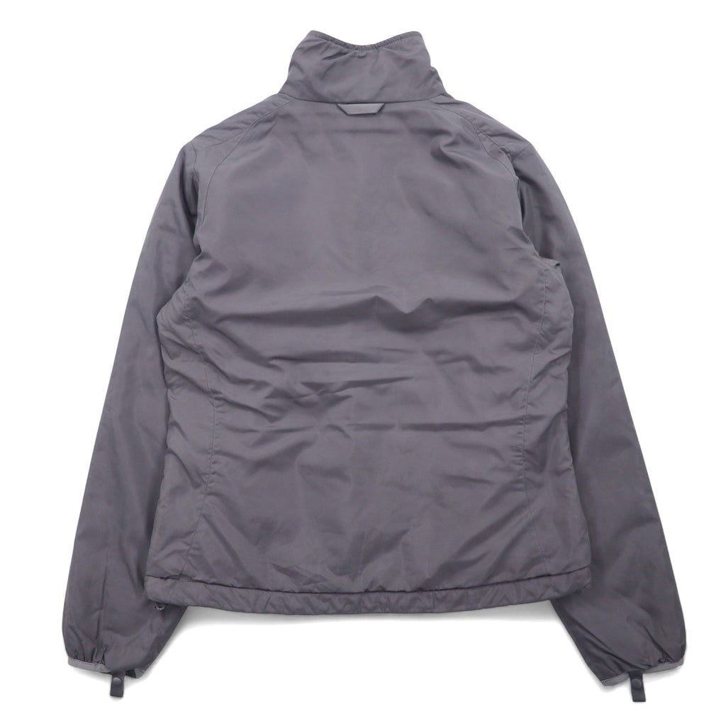 THE NORTH FACE Giacca imbottita con fodera in pile, imbottitura, taglia XS, grigio, poliestere, logo ricamato, coulisse