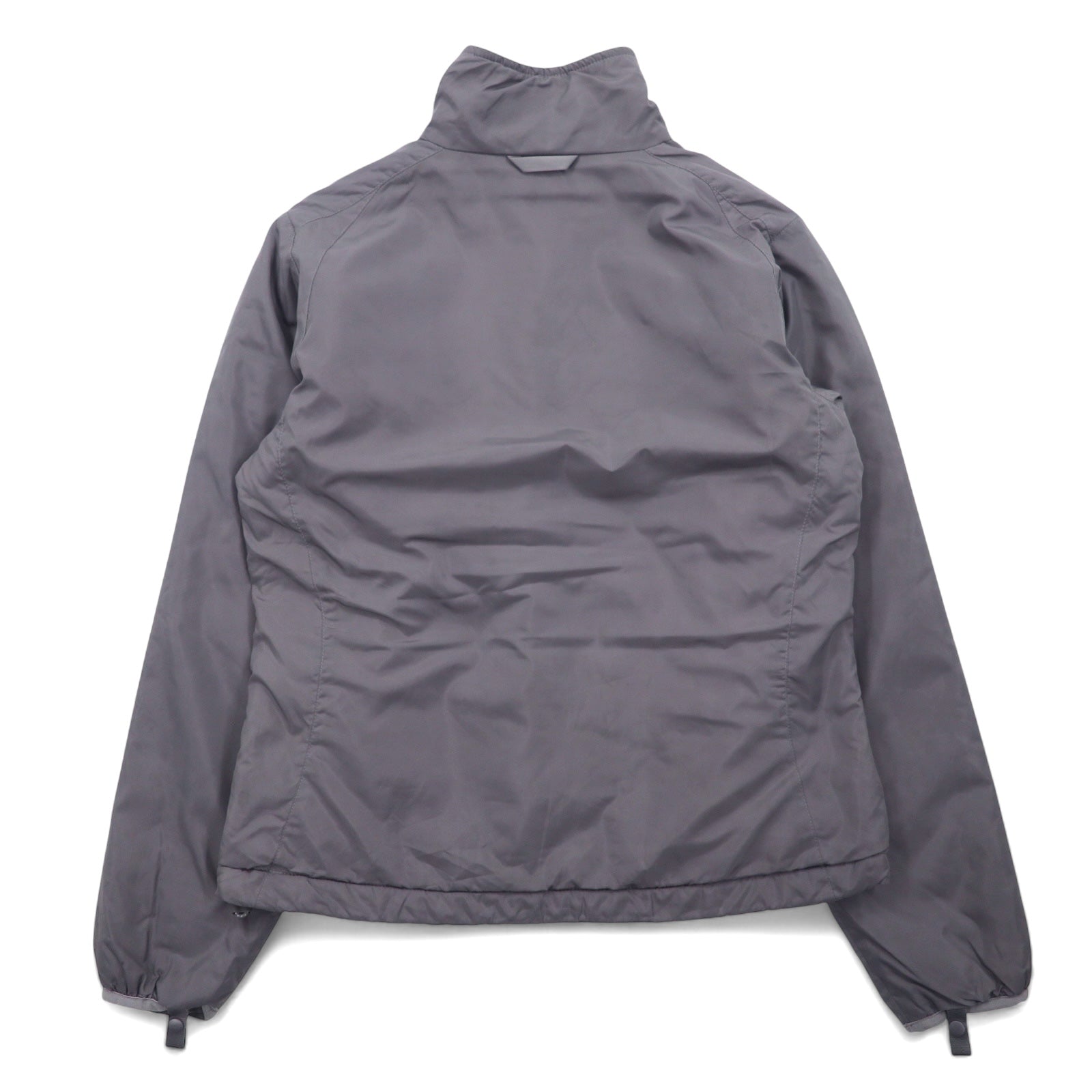 THE NORTH FACE Giacca imbottita con fodera in pile, imbottitura, taglia XS, grigio, poliestere, logo ricamato, coulisse
